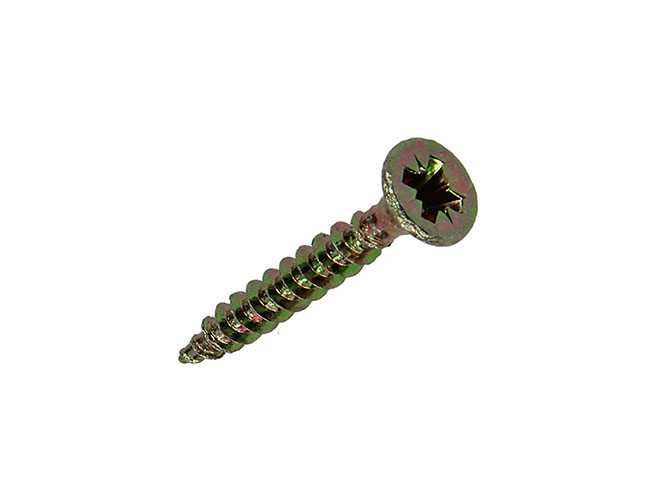 SPAANPLAATSCHROEVEN VZ KOP GEEL VZ 3,5X25MM - 500ST