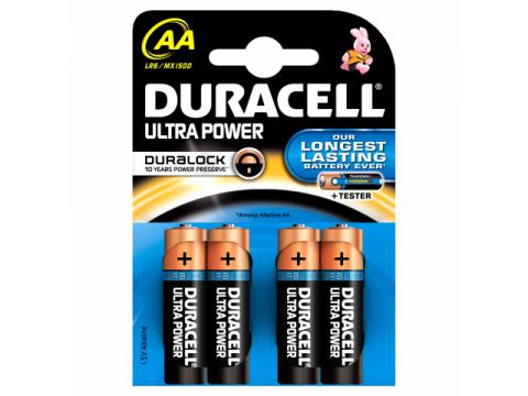 Alkaline Batterij Aa Ultra Power - 4st