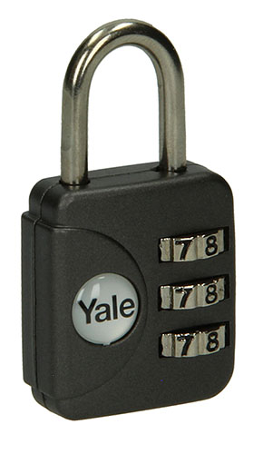 CIJFERHANGSLOT GRIJS YP1/28/121/1G YALE 28MM
