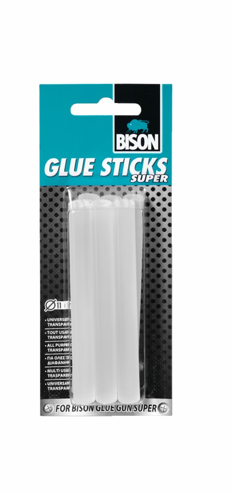 Glue Stick Super Transparant ø 11mm - 6st