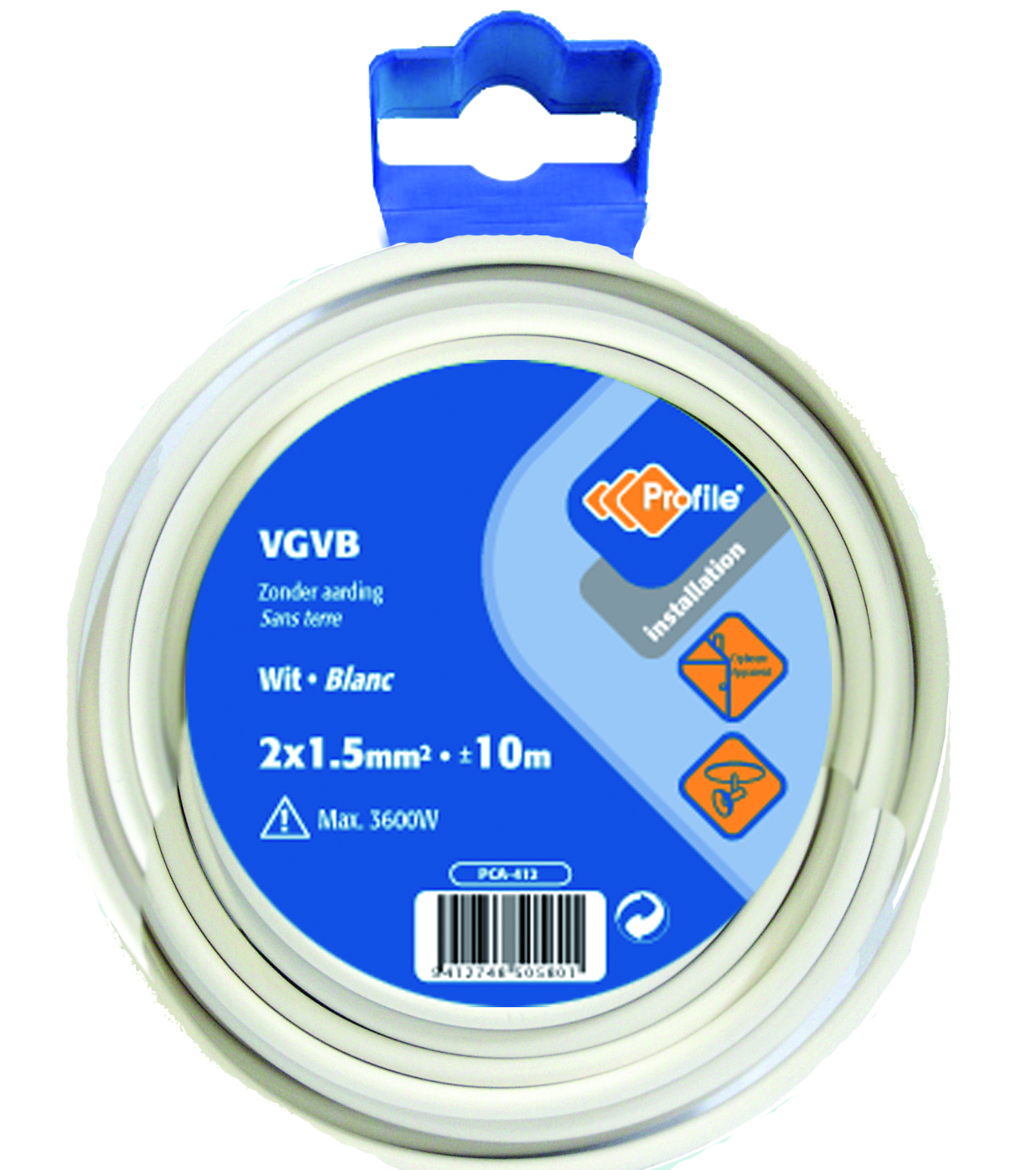 KABEL VGVB 2X1.5MM² 10M