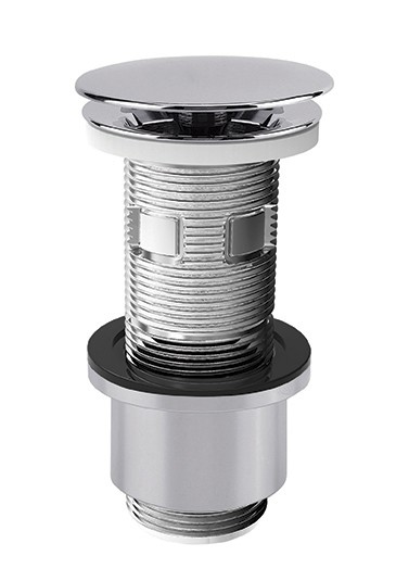 AFVOERPLUG UNIVERSEEL CUT&CLICK 5/4'' X 100 MM VERCHROOMD