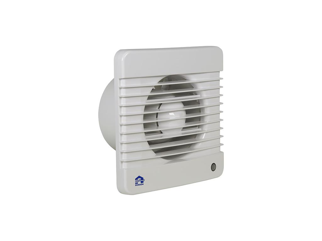VENTILATEUR MEC. DETECTEUR D''HUMIDITE ET TEMPORISATEUR 7402H BLANC Ø 125MM