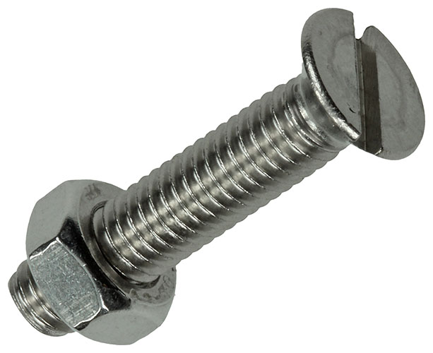 METAALSCHROEVEN VERZ. KOP+MOER RVS M6X30MM - 4ST